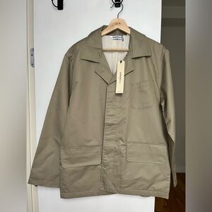 Uniform Bridge Men’s AE Sage Green Khaki Work Jacket Blouson Carpenter Cotton M